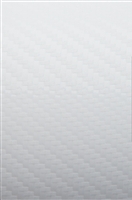 Avery White Carbon Fiber Vehicle Wrap